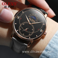 OLEVS Mens luxury wristwatches Sports Watches Military Watch Men Army Leather Male Date Quartz Watch Relogio Masculino